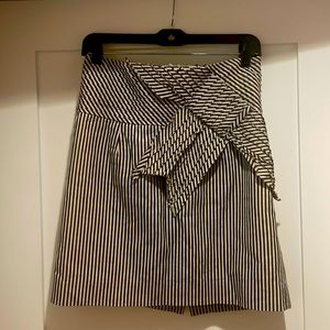 Anthropologie A-line striped skirt